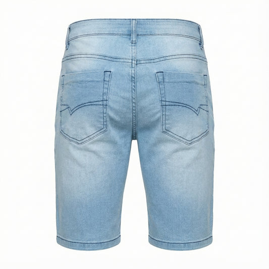Bermuda Jeans Masculina Lavagem Clara Slim - Modelo Acapulco - Dom Conrado