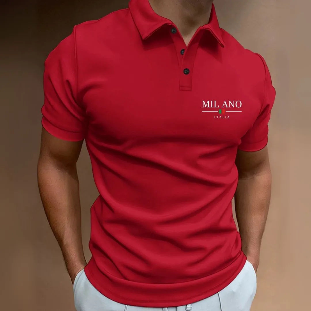 Camisa Polo Masculina Slim Premium – Milano | Dom Conrado