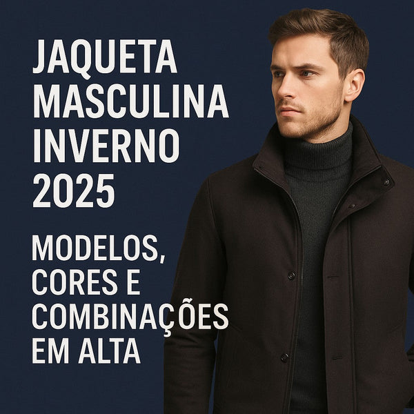 Jaqueta Masculina Inverno 2025: Modelos, Cores e Combinações em Alta