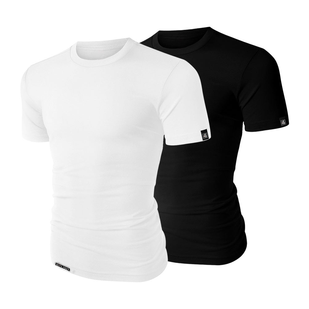 Kit 2 Camisetas Camisa Básica 100% Algodão Fio 30.1 Premium - Kaype Store