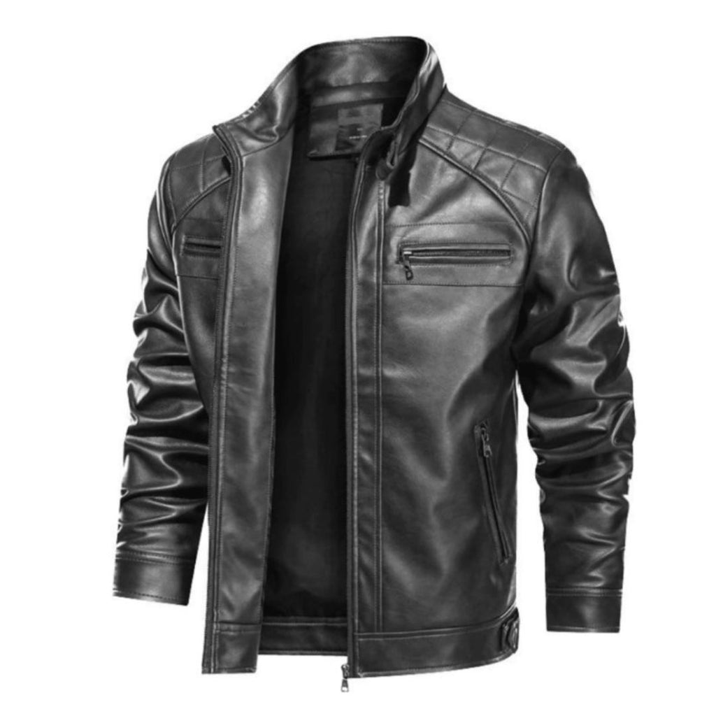 Jaqueta de Couro Sintético Masculina