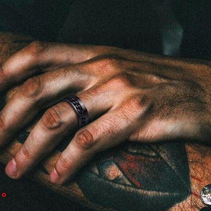 Anel Masculino Giratório com Números Romanos - Dom Conrado
