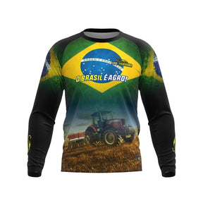 Camisa Manga Longa - O Brasil é Agro  - Dom Conrado