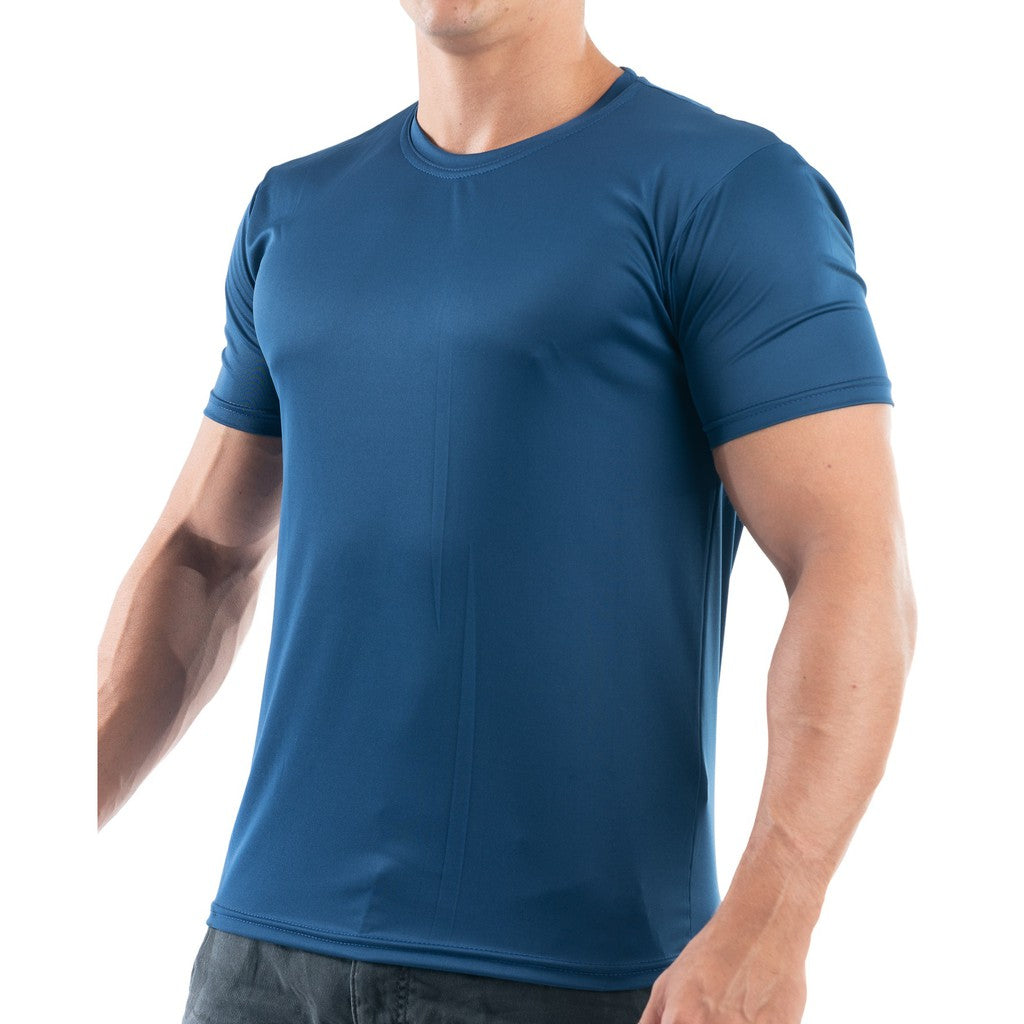 Camiseta Masculina de Manga Curta - Poliéster Dry Fit AntiBactericida - Dom Conrado