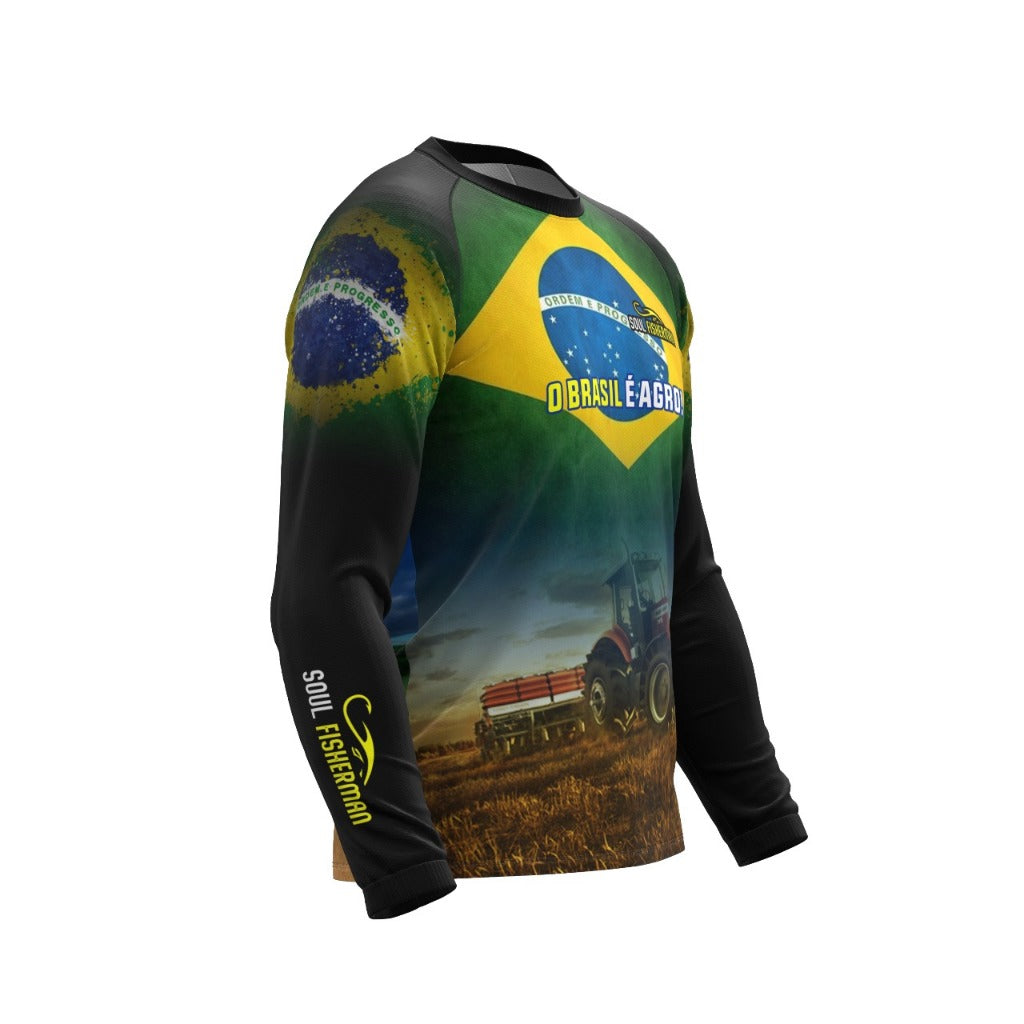 Camisa Manga Longa - O Brasil é Agro  - Dom Conrado