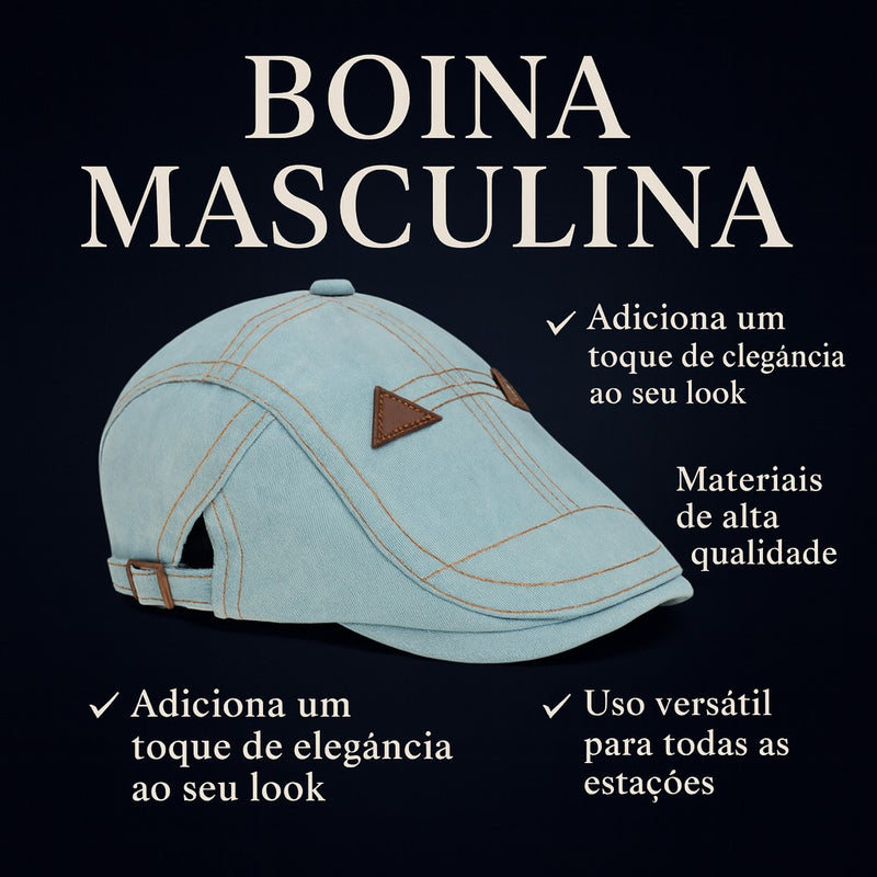 Boina Masculina Americana Jeans - MitroVits | Dom Conrado