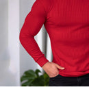 Blusa Cacharrel Masculina Canelada Gola Alta