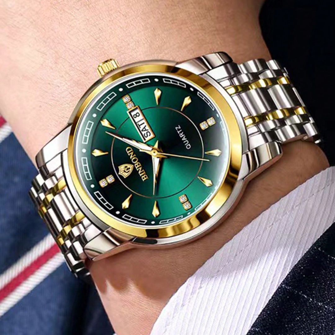 Relógio Masculino Premium Diamond - BinBond