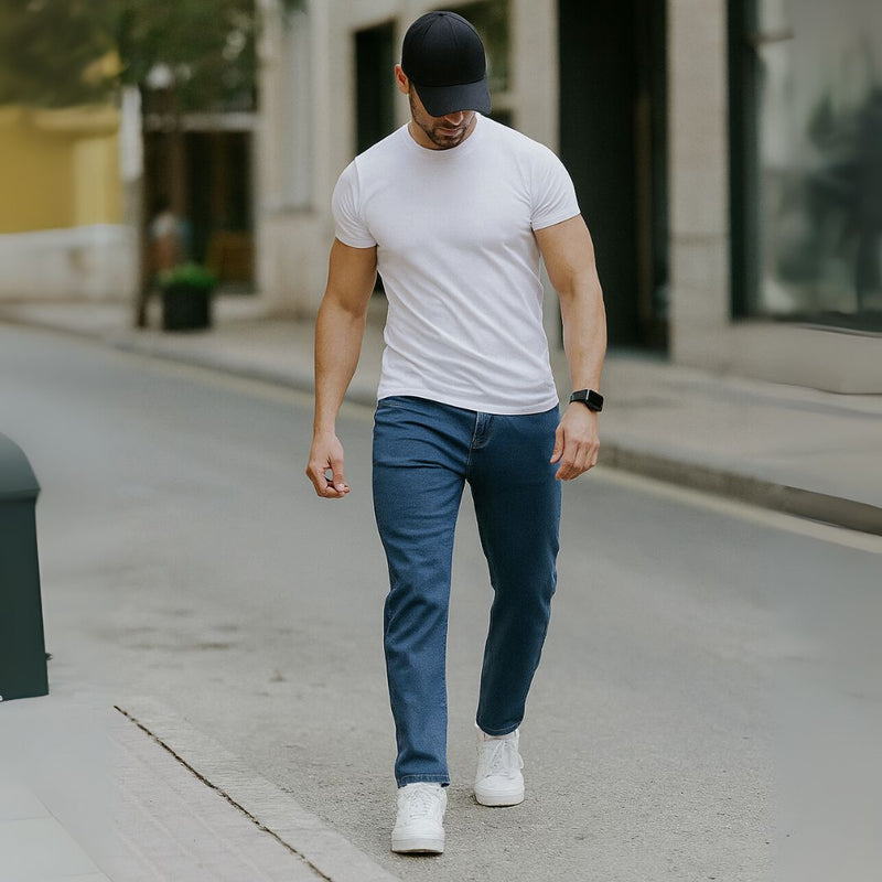 Kit com 3 Calças Jeans Masculina Skinny com Lycra - Lion | Premium, Conforto e Estilo