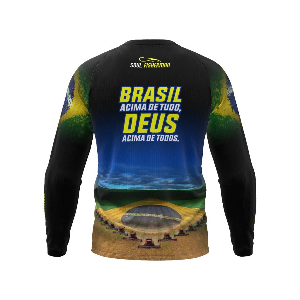 Camisa Manga Longa - O Brasil é Agro  - Dom Conrado