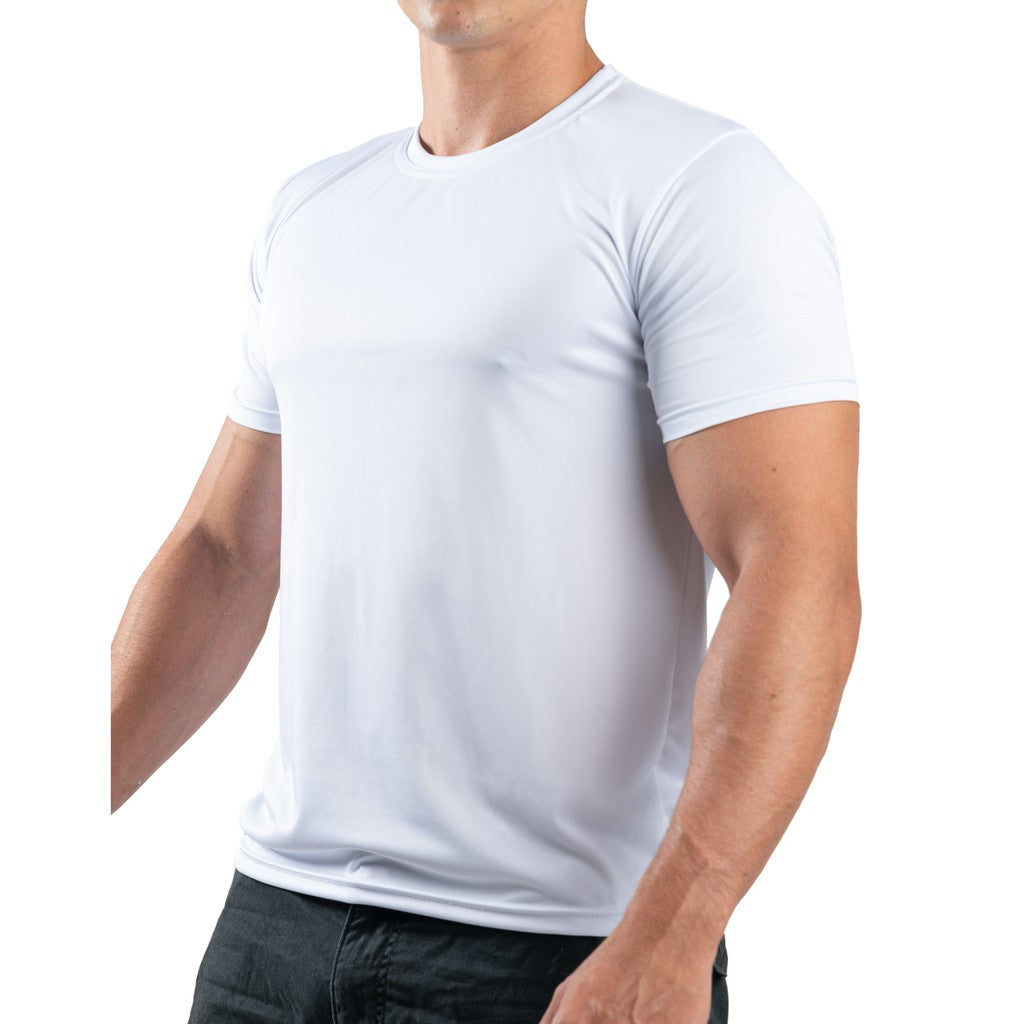 Camiseta Masculina de Manga Curta - Poliéster Dry Fit AntiBactericida - Dom Conrado
