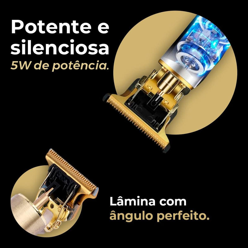 Maquininha de Barba e Cabelo Dragão Acabamento Prime - Ganley | Dom Conrado