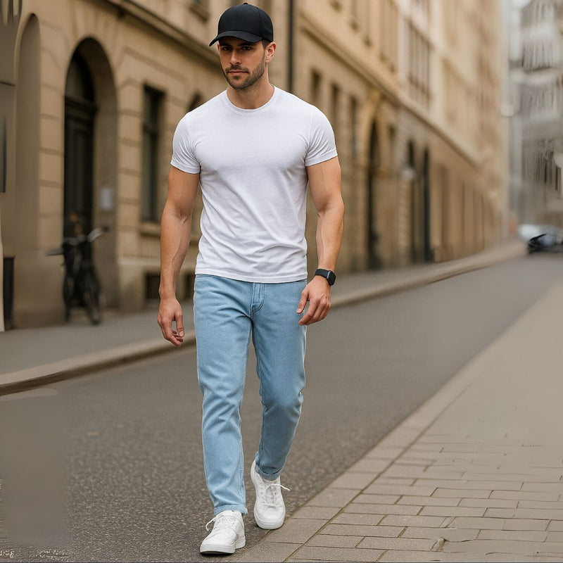 Kit com 3 Calças Jeans Masculina Skinny com Lycra - Lion | Premium, Conforto e Estilo