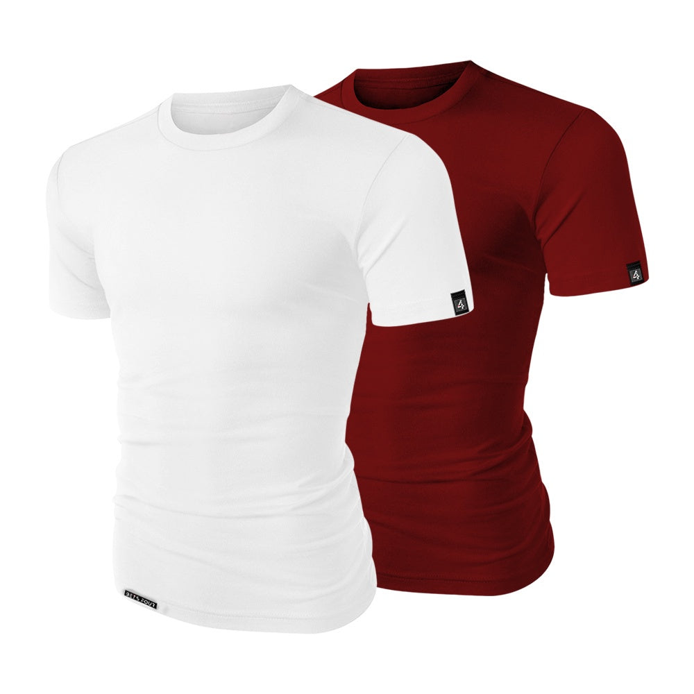 Kit 2 Camisetas Camisa Básica 100% Algodão Fio 30.1 Premium - Kaype Store