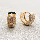 Brinco Masculino Argola Prata Cravejada Zirconia Neymar - Dom Conrado