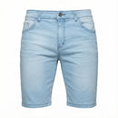 Bermuda Jeans Masculina Lavagem Clara Slim - Modelo Acapulco - Dom Conrado