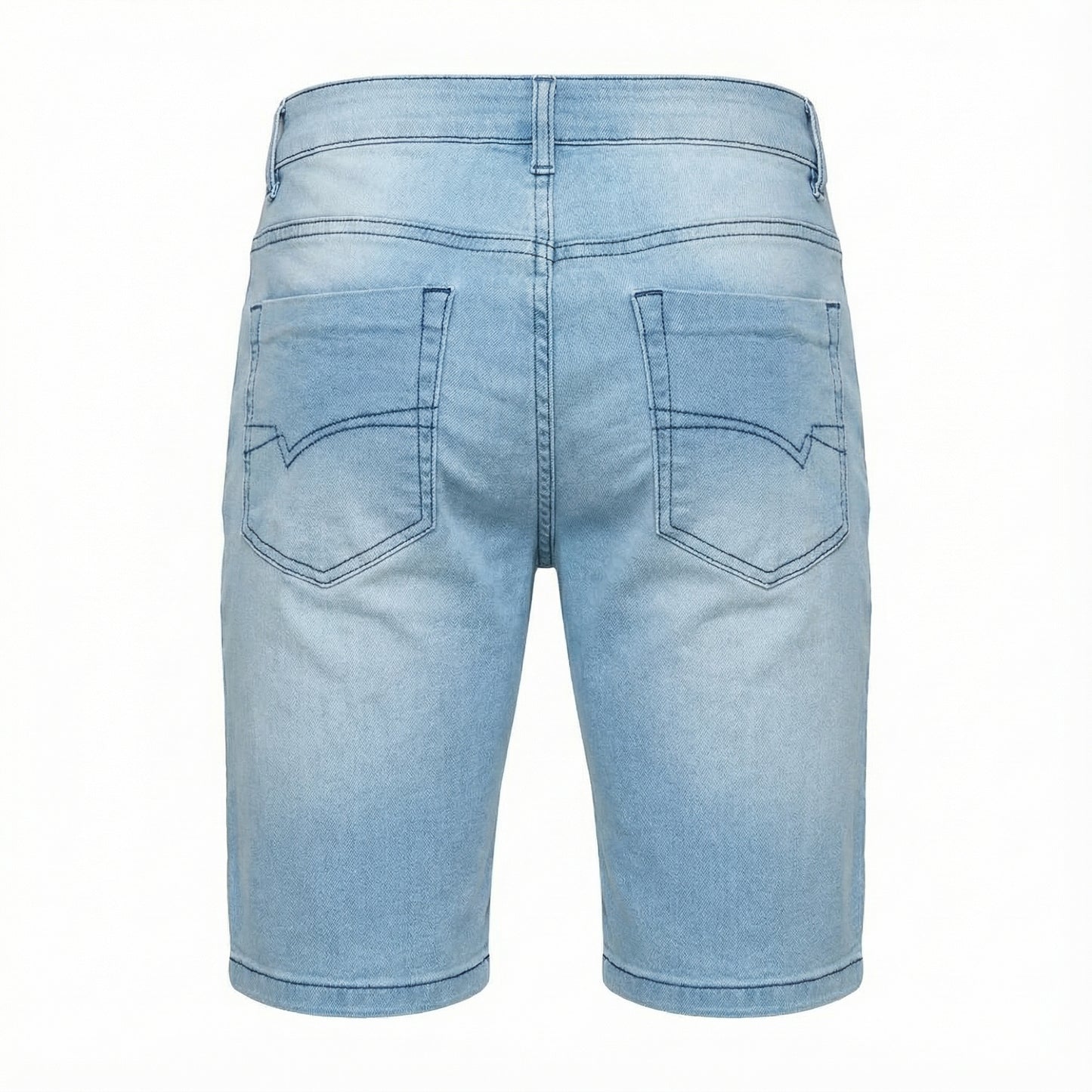 Bermuda Jeans Masculina Lavagem Clara Slim - Modelo Acapulco - Dom Conrado