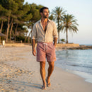 Bermuda Masculina em Veludo Cotelê Leve - Modelo Archie - Dom Conrado