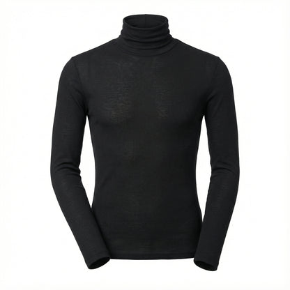 Blusa Cacharrel Gola Alta em Viscolycra Canelada - Modelo Adrian - Dom Conrado