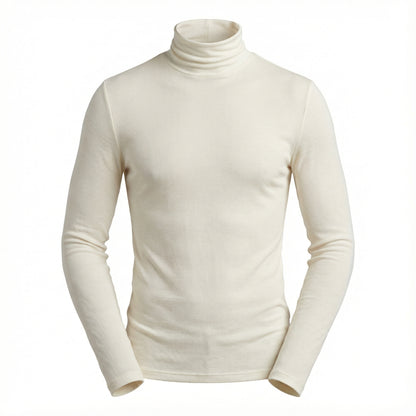 Blusa Cacharrel Gola Alta em Viscolycra Canelada - Modelo Adrian - Dom Conrado