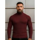 Blusa Cacharrel Masculina Gola Alta Canelada - Helsink - Dom Conrado