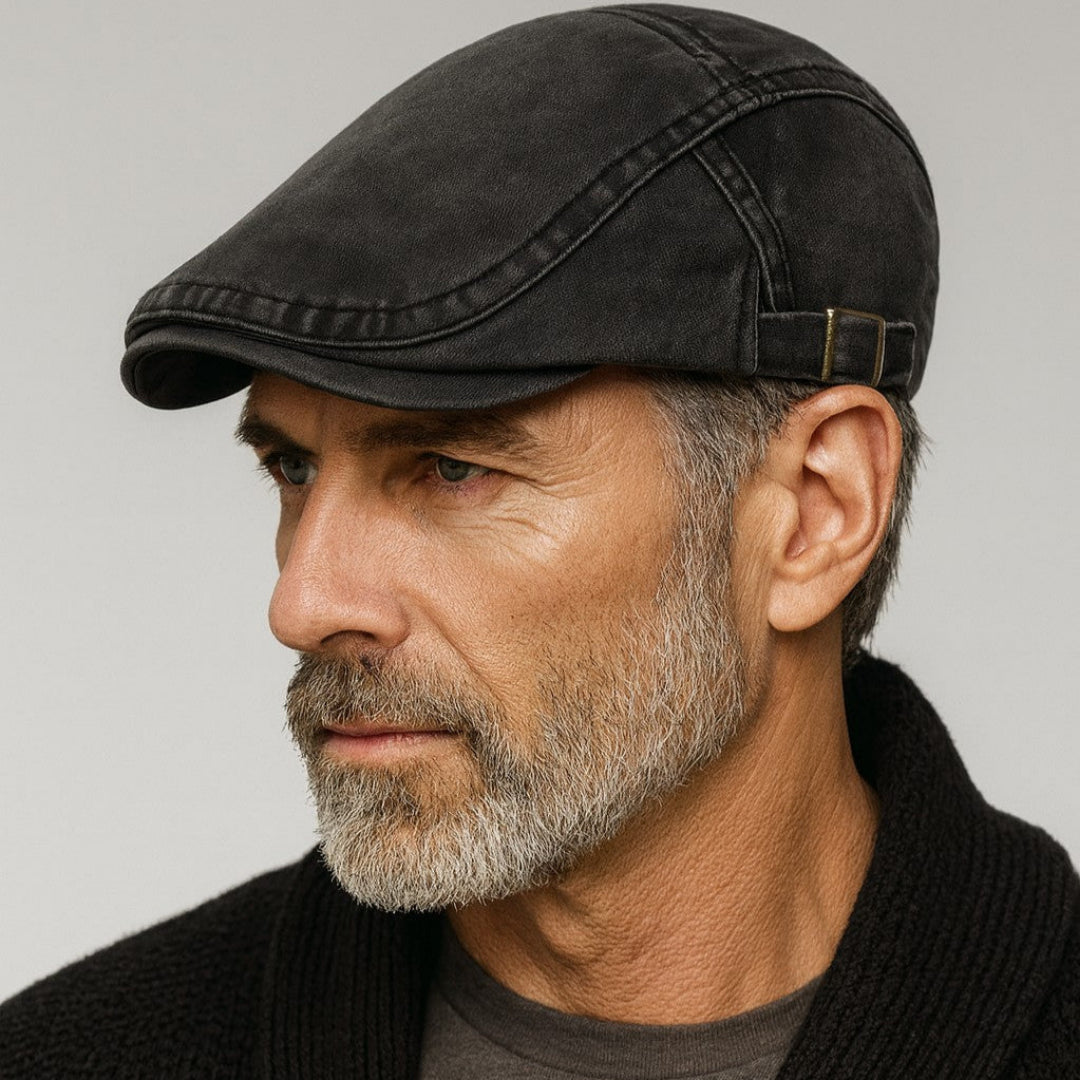 Boina Americana Masculina em Algodão Lavado - Modelo Hawley - Dom Conrado
