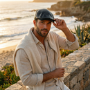 Boina Americana Masculina em Couro Sintético - Modelo Austin - Dom Conrado