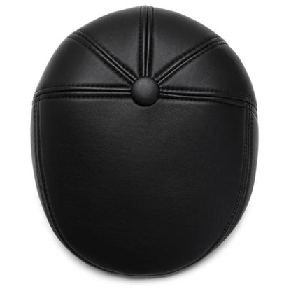 Boina Inglesa Masculina em Couro Sintético com Protetor de Orelha - Modelo Scott - Dom Conrado