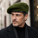 Boina Masculina Gatsby Estilo Militar – Shelder | Elegância Europeia em Lã