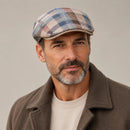Boina Masculina Xadrez Italiana White Beard | Dom Conrado