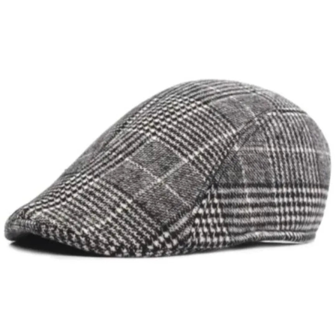 Boina Xadrez Masculina Italiana New Gate Chevron  | Dom Conrado