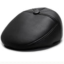 Boina Masculina de Couro Ivy Cap Inglesa com Protetor de Orelha - Dom Conrado