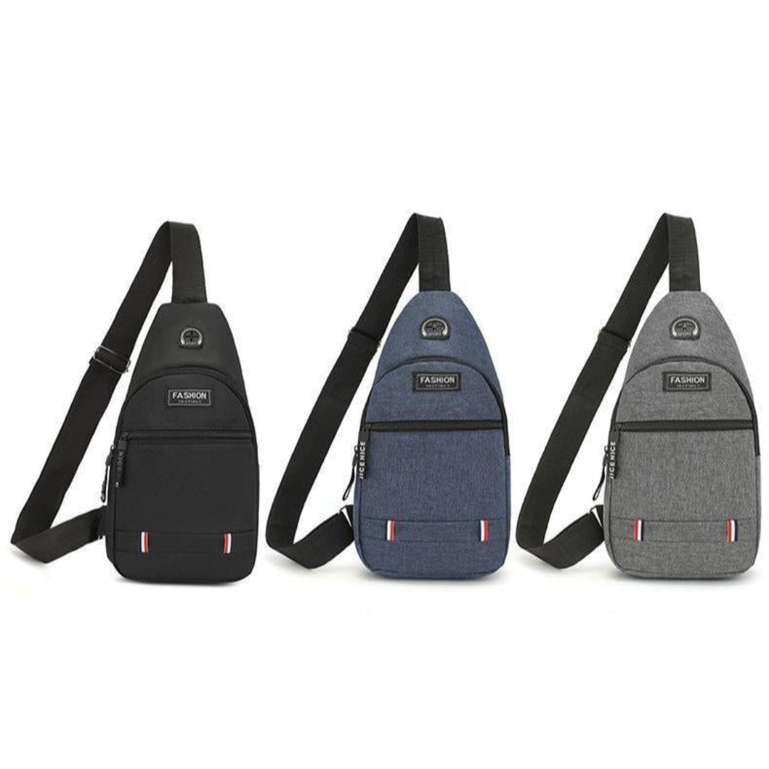 Bolsa Mochila De Peito Transversal Masculina - Bernard - Dom Conrado
