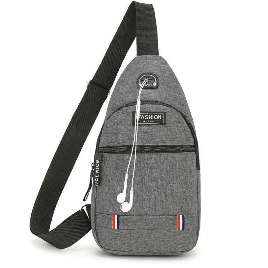 Bolsa Mochila De Peito Transversal Masculina - Bernard - Dom Conrado