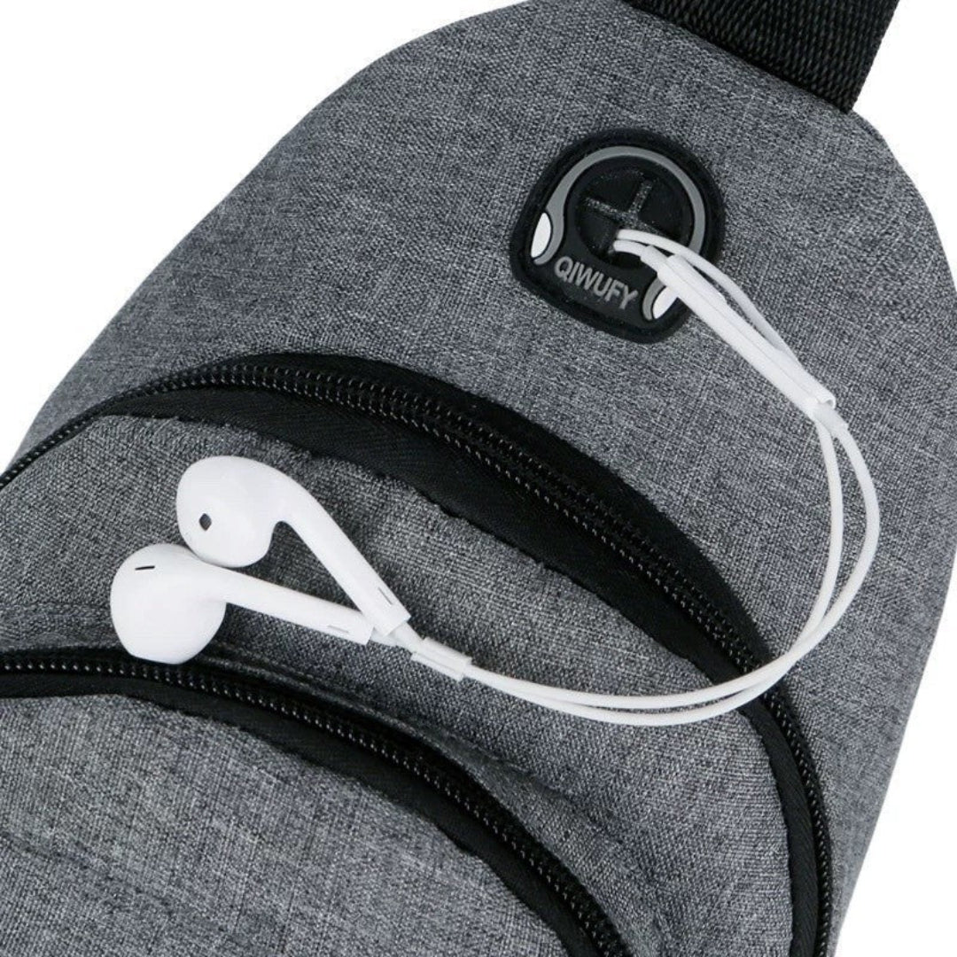 Bolsa Mochila De Peito Transversal Masculina - Bernard - Dom Conrado