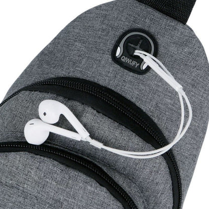 Bolsa Mochila De Peito Transversal Masculina - Bernard - Dom Conrado