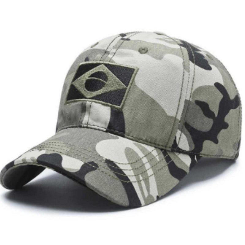 Boné Masculino Militar Bandeira do Brasil - FAB Dom Conrado