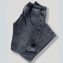 Calça Cargo Masculina Denim Jeans Cinza - FreeStyle - Dom Conrado