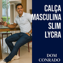 Calça Masculina Jeans Slim Azul Bigode com Lycra Elastano Premium - Optmius | Dom Conrado