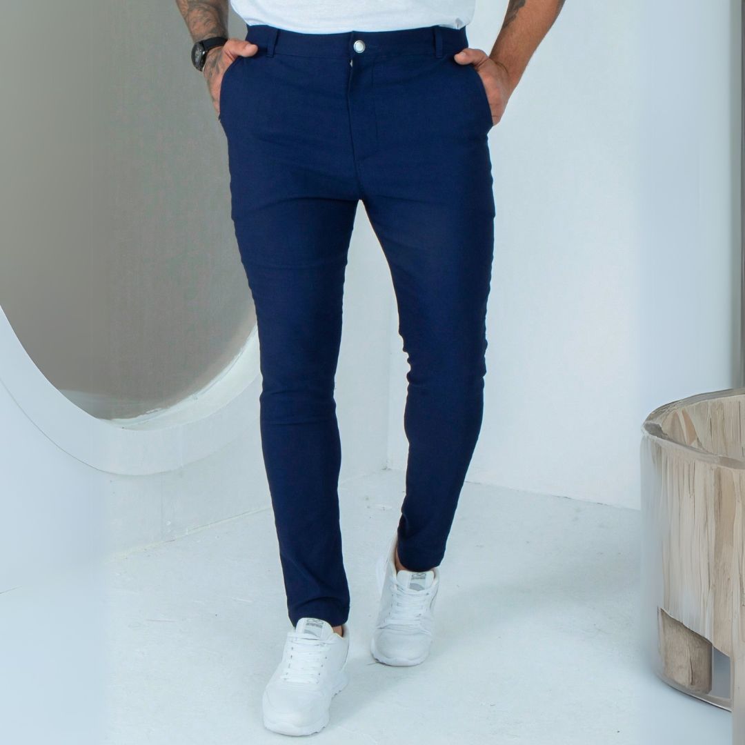 Calça Alfaiataria Bengaline Masculina Skinny - Hank