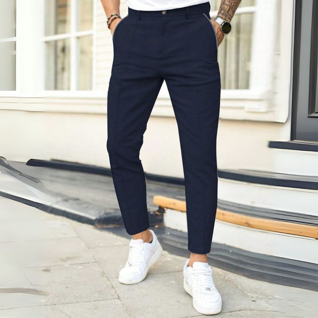 Calca Masculina Slim Fit - Estilo Old Money - Dom Conrado