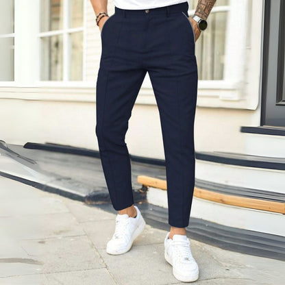 Calca Masculina Slim Fit - Estilo Old Money - Dom Conrado