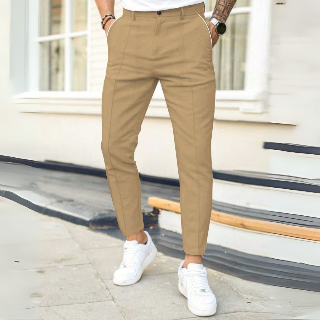Calca Masculina Slim Fit - Estilo Old Money - Dom Conrado