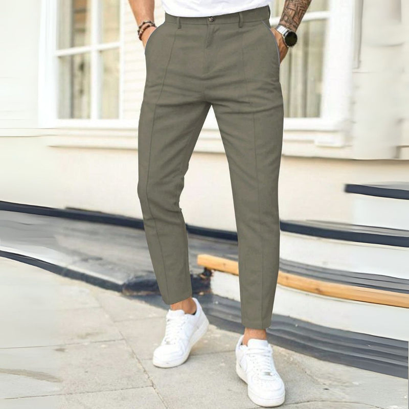 Calca Masculina Slim Fit - Estilo Old Money - Dom Conrado