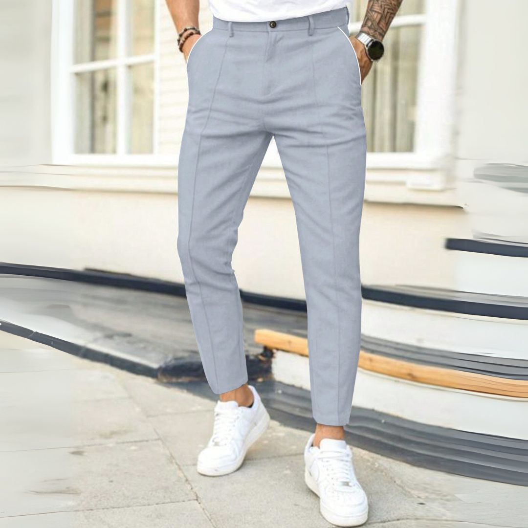 Calca Masculina Slim Fit - Estilo Old Money - Dom Conrado
