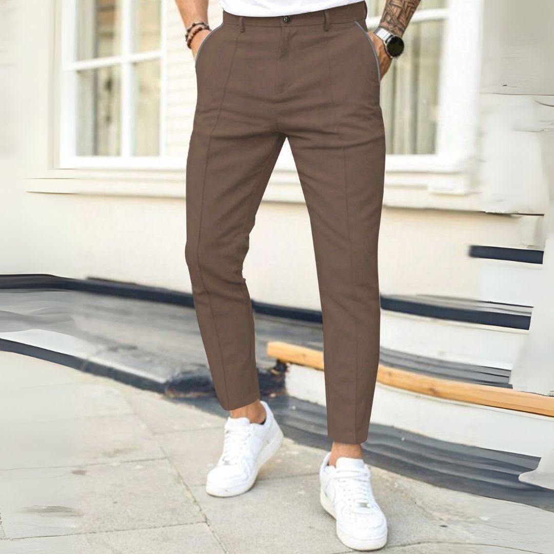 Calca Masculina Slim Fit - Estilo Old Money - Dom Conrado