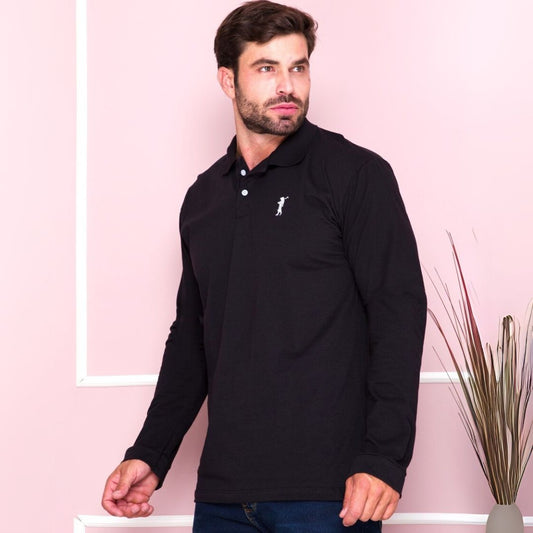 Camisa Polo Masculina Manga Longa - PoloPrime | Dom Conrado