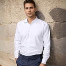 Camisa Social Masculina Manga Comprida Slim Fit com Elastano - Zoro- Dom Conrado