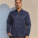 Camisa Social Masculina Manga Comprida Slim Fit com Elastano - Zoro- Dom Conrado