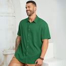 Camisa de Botao Masculina Verao 2025/2026 Plus Size - Lemon